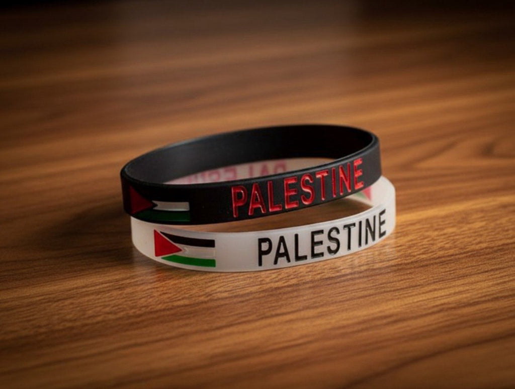 Bracelet Featuring the Name and Flag of Palestine