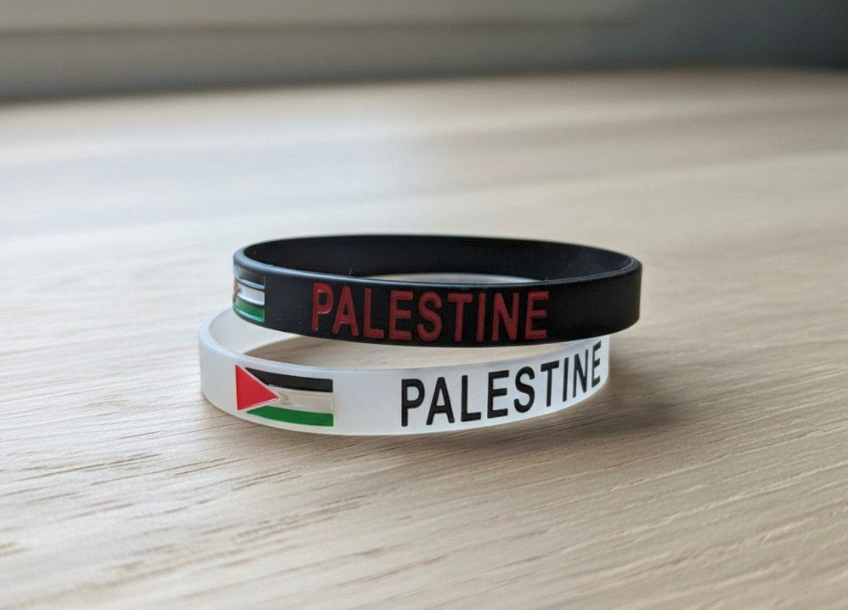 Bracelet Featuring the Name and Flag of Palestine