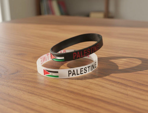 Bracelet Featuring the Name and Flag of Palestine