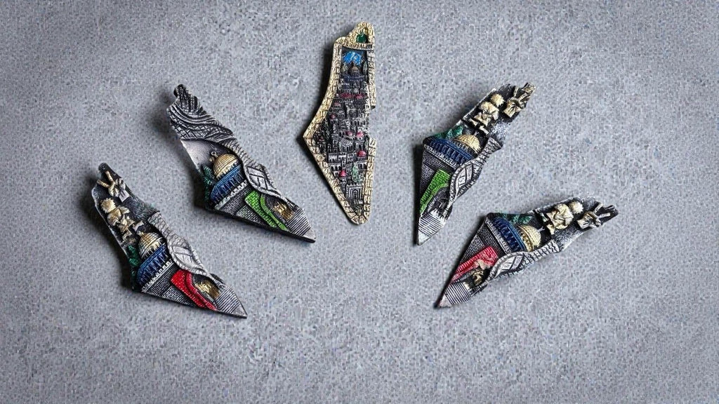 Palestine Map Magnet