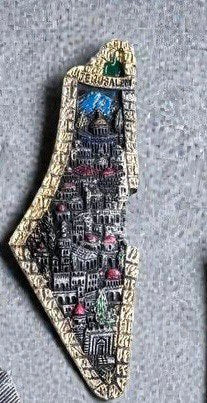 Palestine Map Magnet